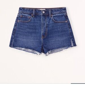 Abercrombie trendy curve love high rise mom short